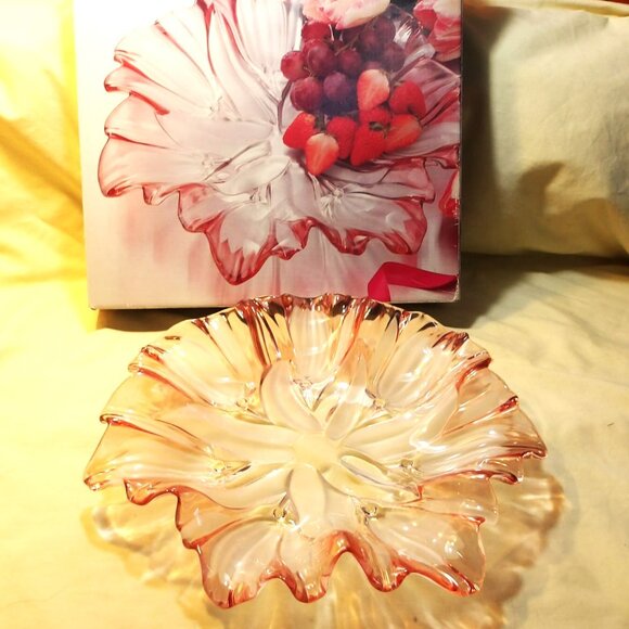 *** MIKASA *** TULIP Pink PLATTER 848/313 - Picture 1 of 1